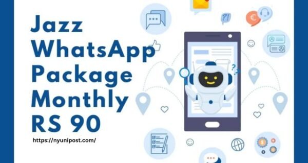 Jazz WhatsApp package monthly RS 90